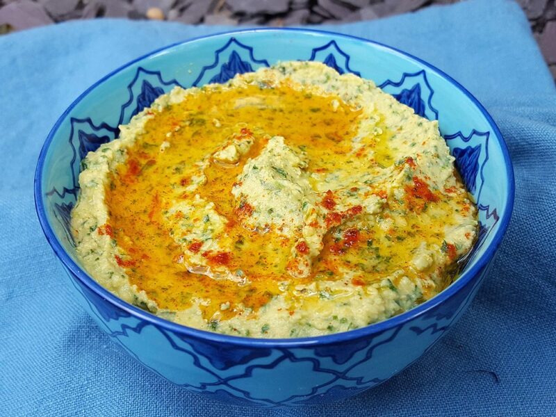 Spinach hummus