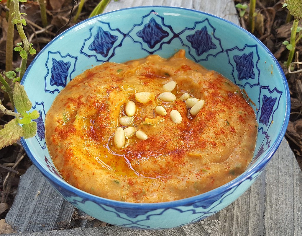 Roasted pepper baba ganoush