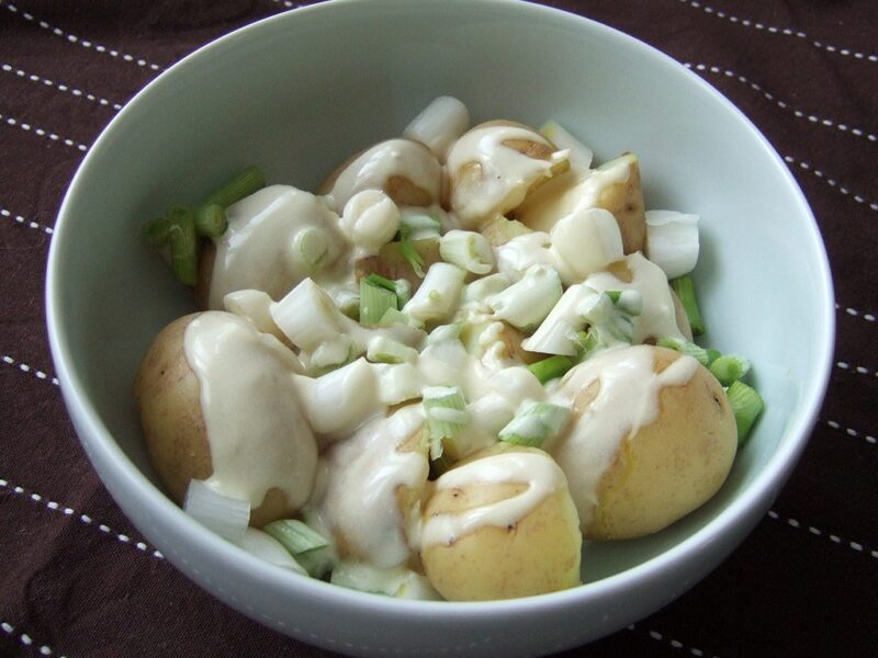 Light creamy potato salad