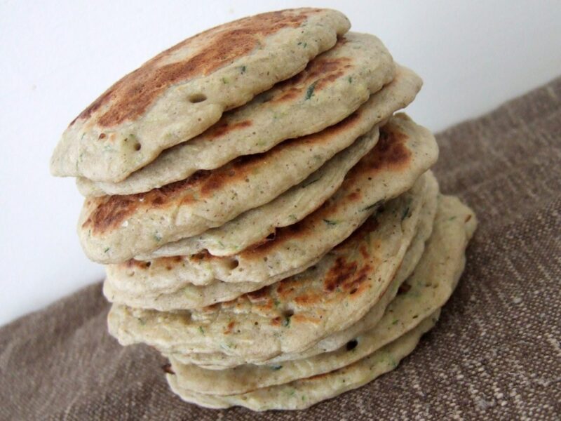 Courgette blini