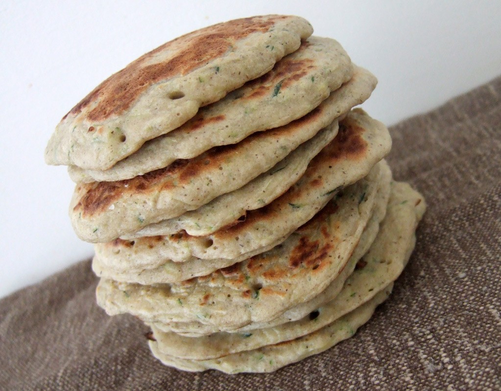 Courgette blini