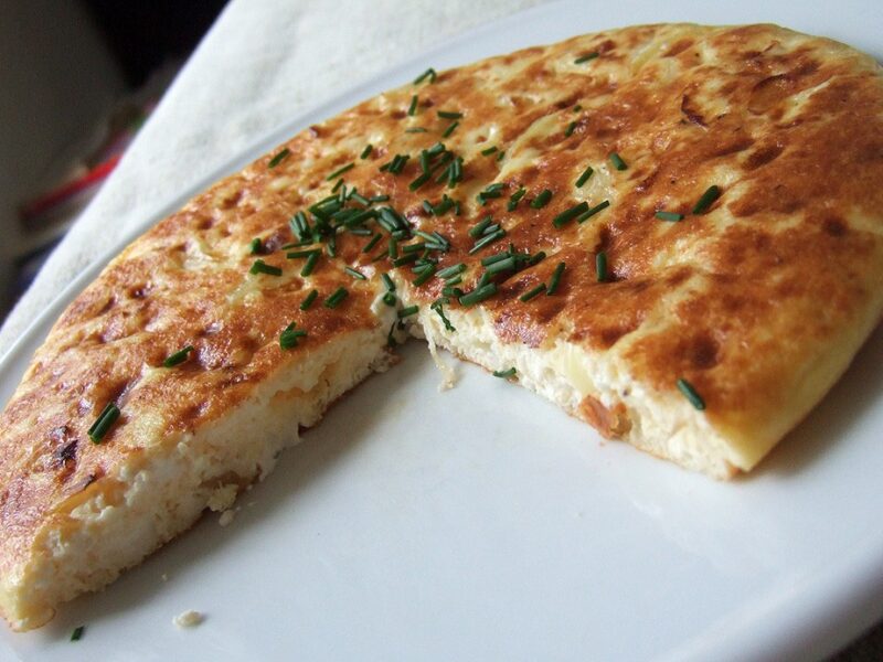 Feta omelette