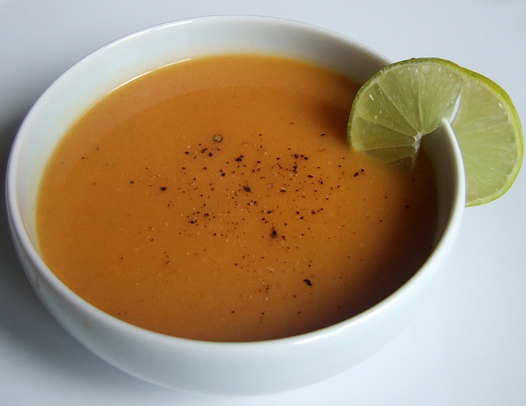 Sweet potato and pear soup