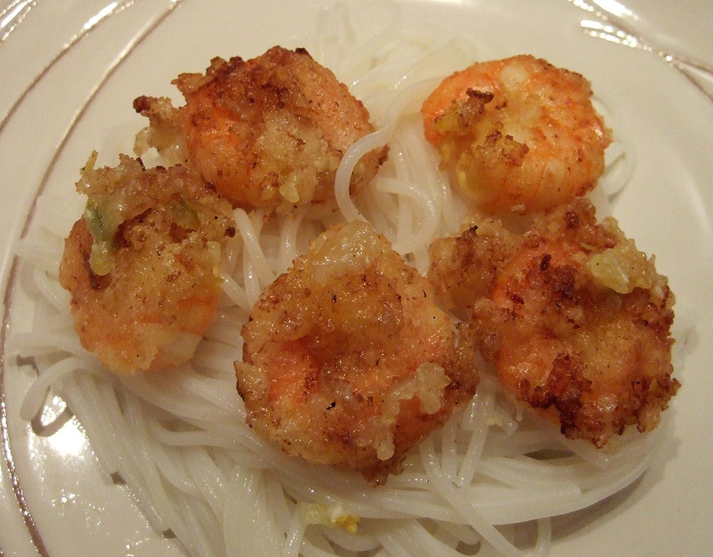 Thai crispy prawns