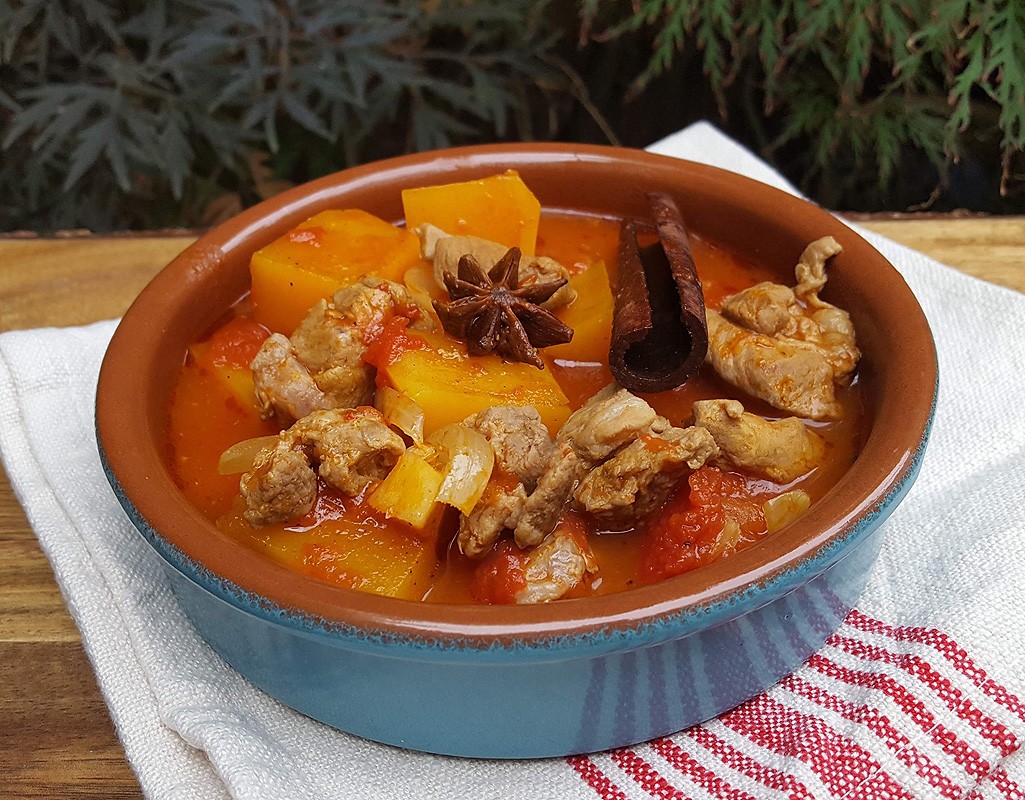 Moroccan lamb and squash stew