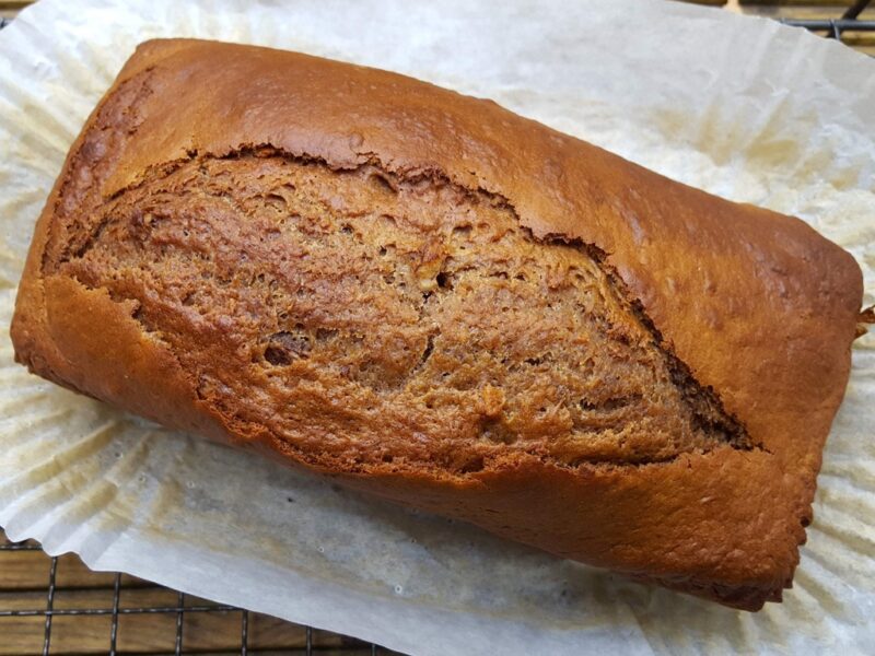 Banana and walnut loaf