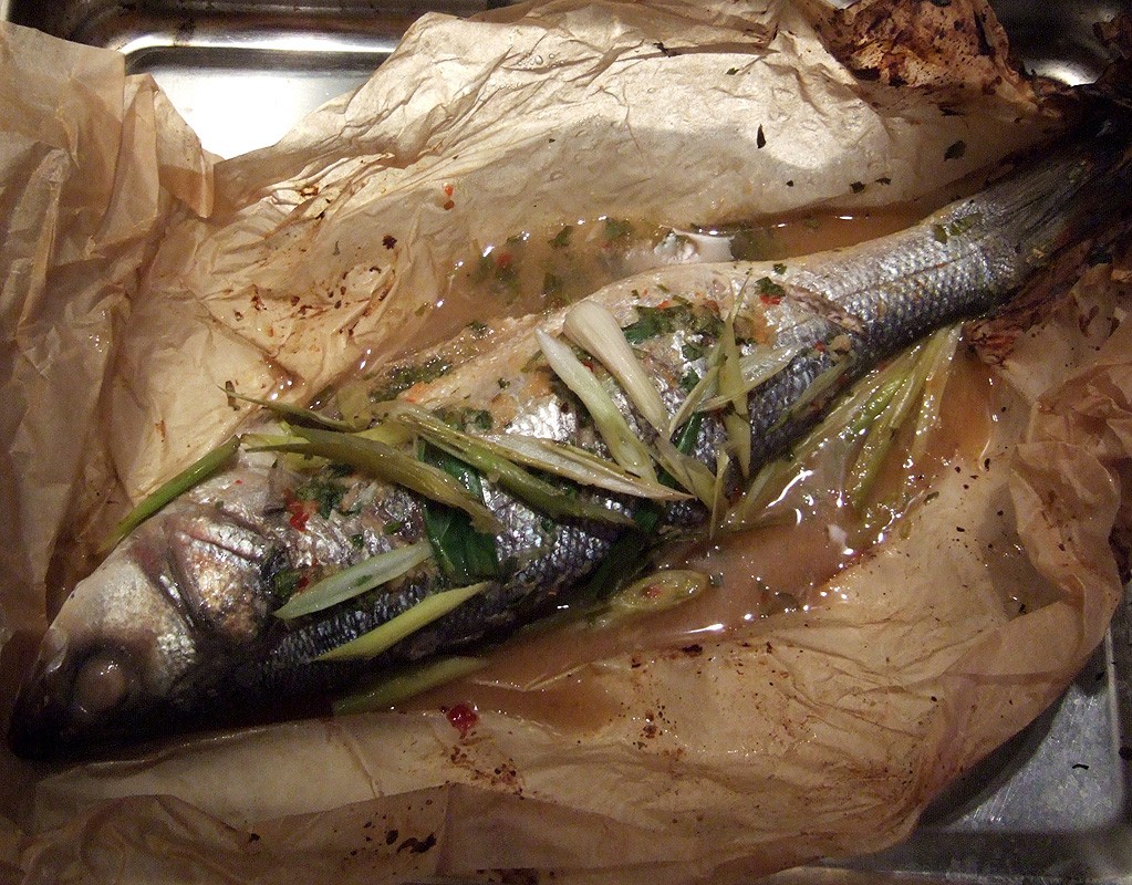 Thai baked fish