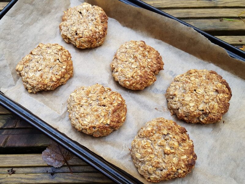 Vegan coconut oat cookies