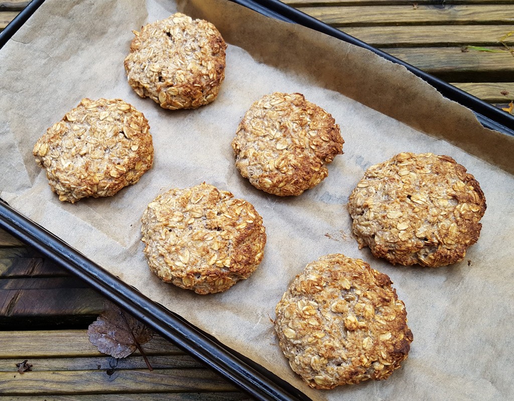 Vegan coconut oat cookies