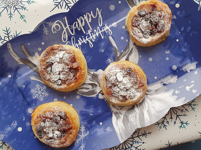 Mincemeat and Frangipane puff tartlets