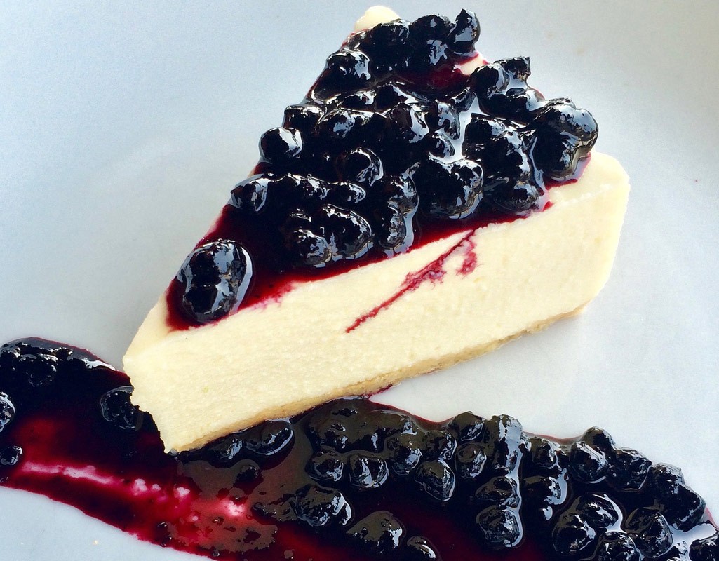 No-bake blueberry cheesecake