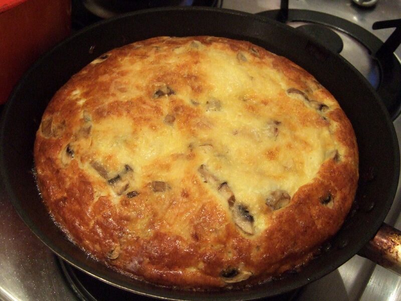 Baked English omelette