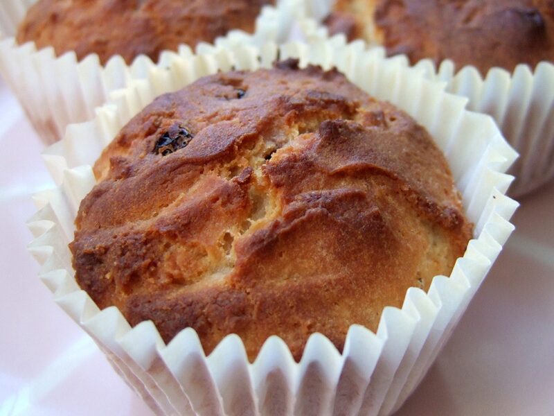 Fruity gluten-free muffins