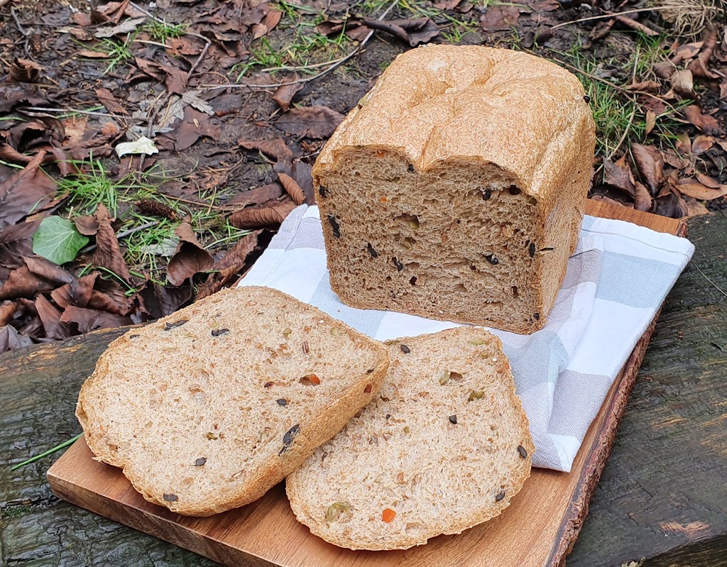 Olive and garlic bread