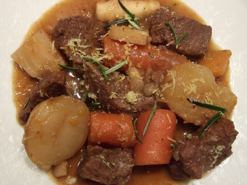 Winter beef stew