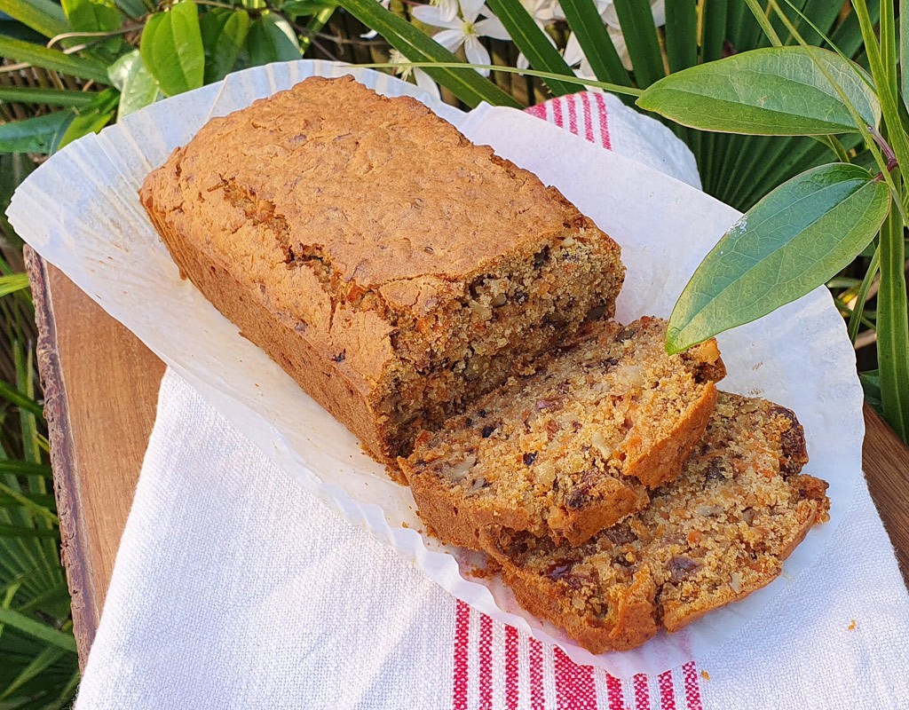 Gluten-free carrot loaf cake