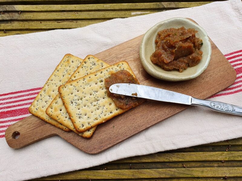 Mexican style aubergine dip