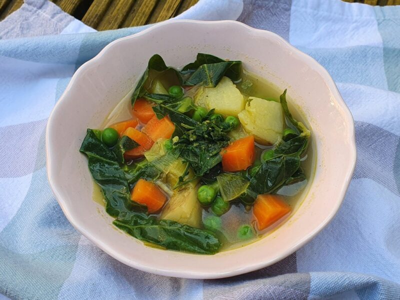 Zesty vegetable soup