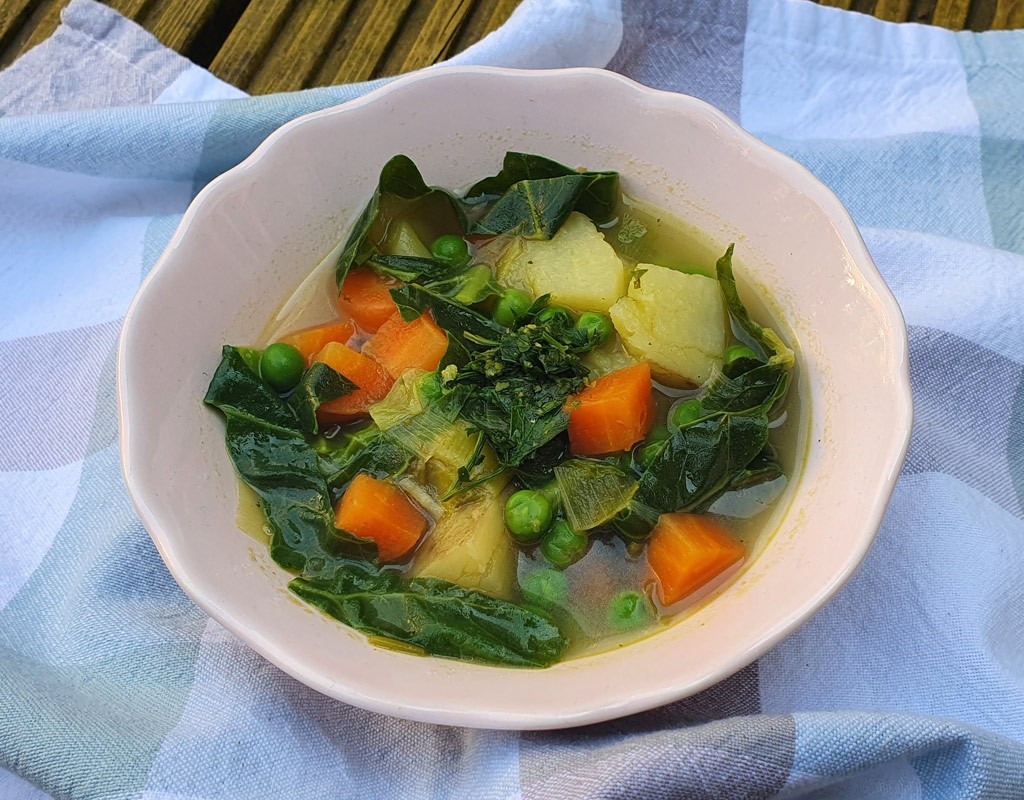 Zesty vegetable soup