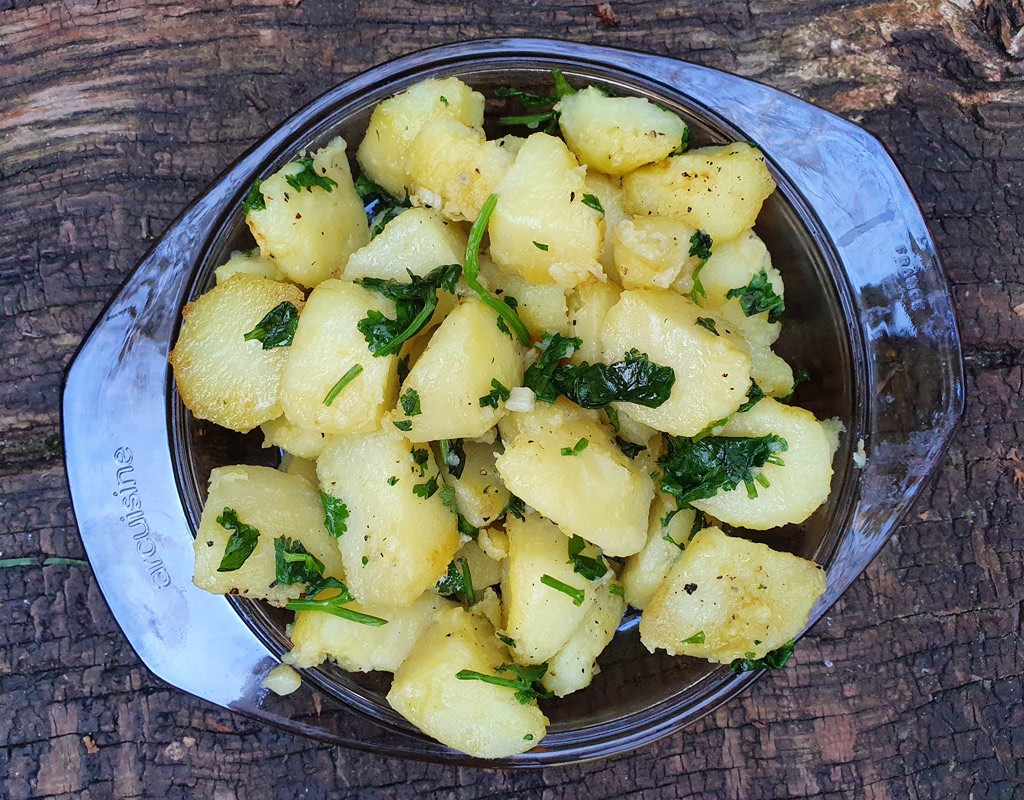 Garlic and herb sautéed potatoes