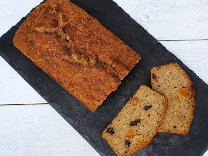 Healthy vegan banana bread