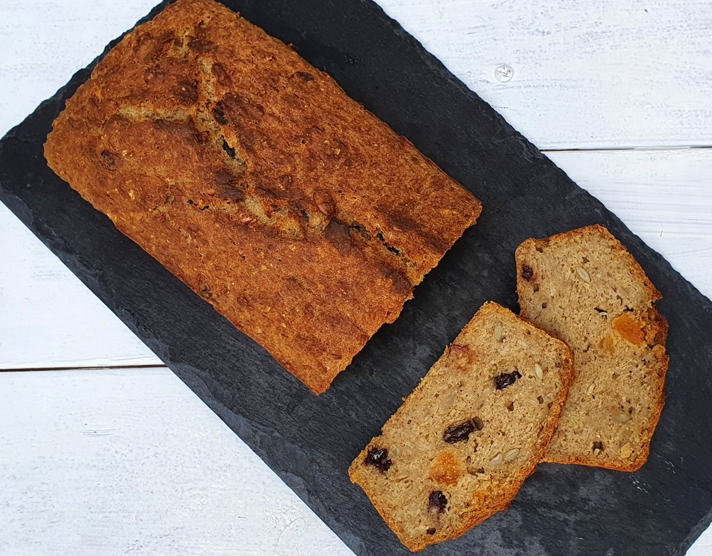 Healthy vegan banana bread