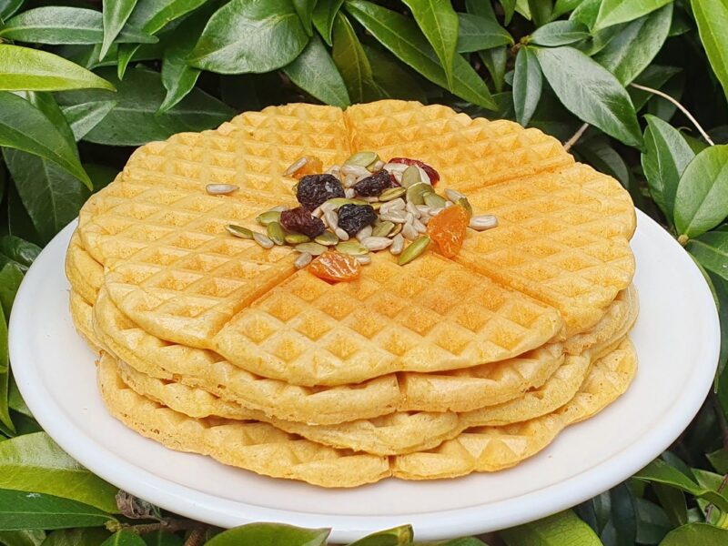 Vegan and gluten-free waffle