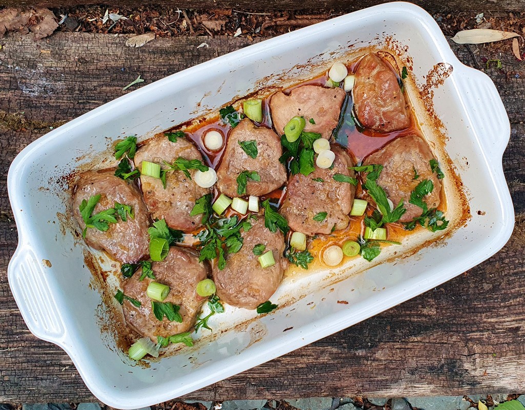 Asian style tenderloin medallions