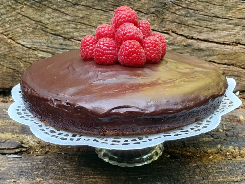 Dairy-free chocolate sponge cake