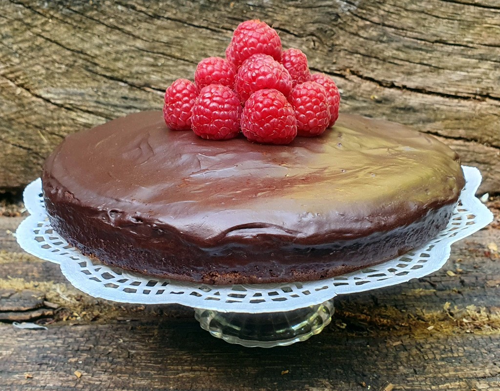 Dairy-free chocolate sponge cake