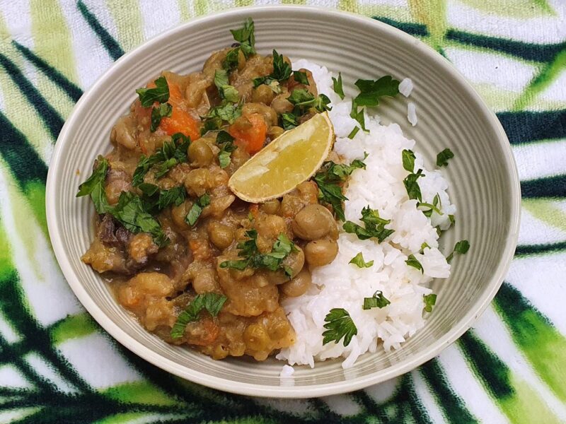 Sweet Potato, Mushroom & Bean Thai Green Curry