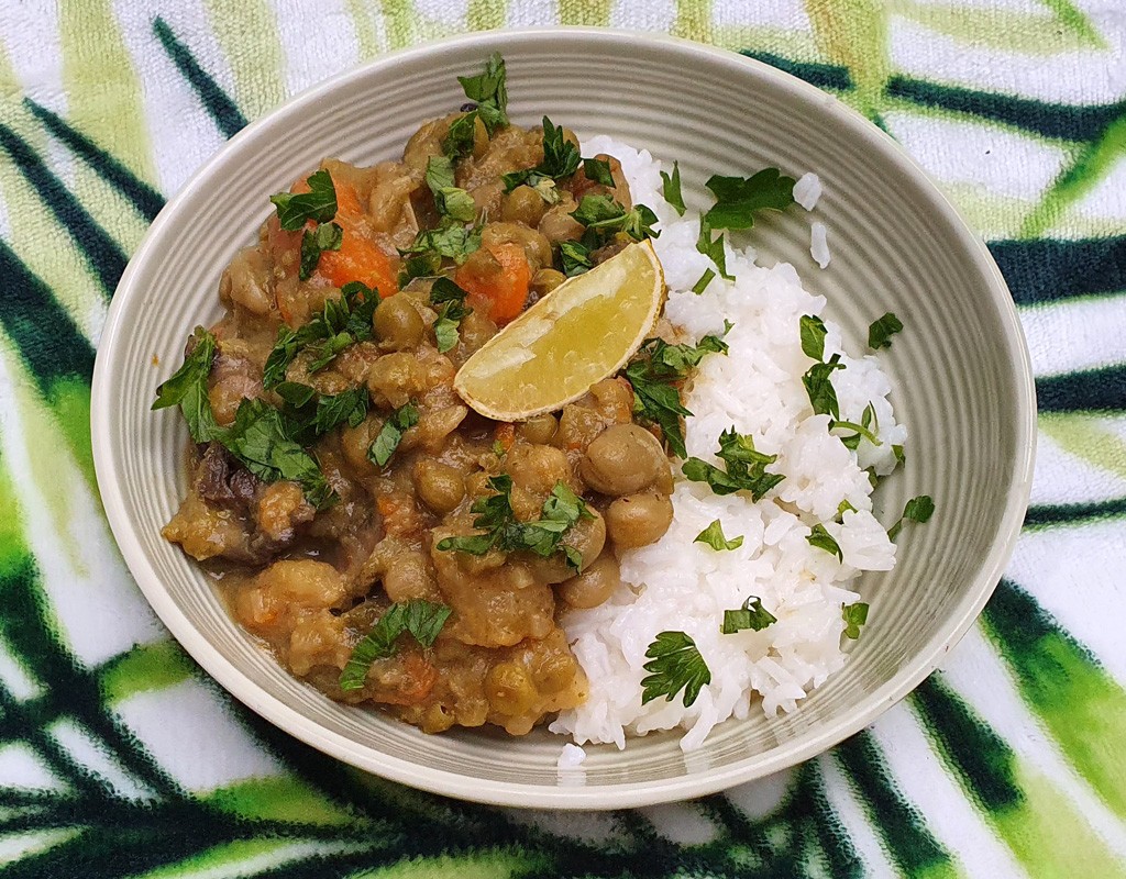 Sweet Potato, Mushroom & Bean Thai Green Curry