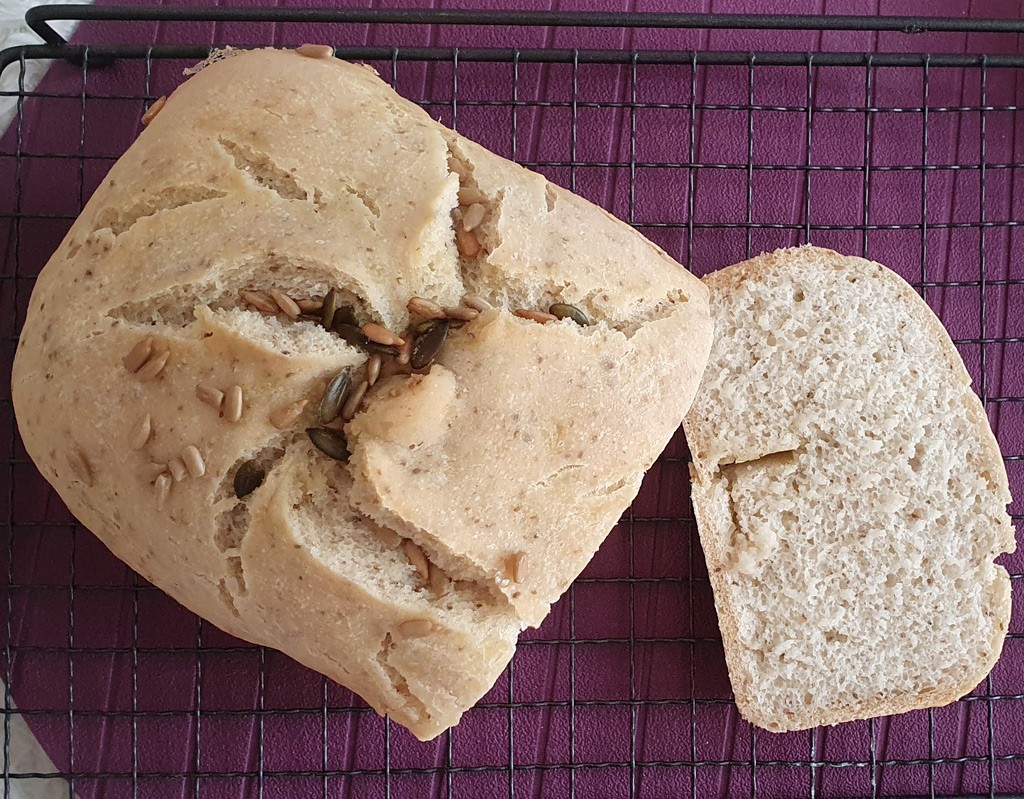 Vegan Gluten Free Bread Machine Loaf