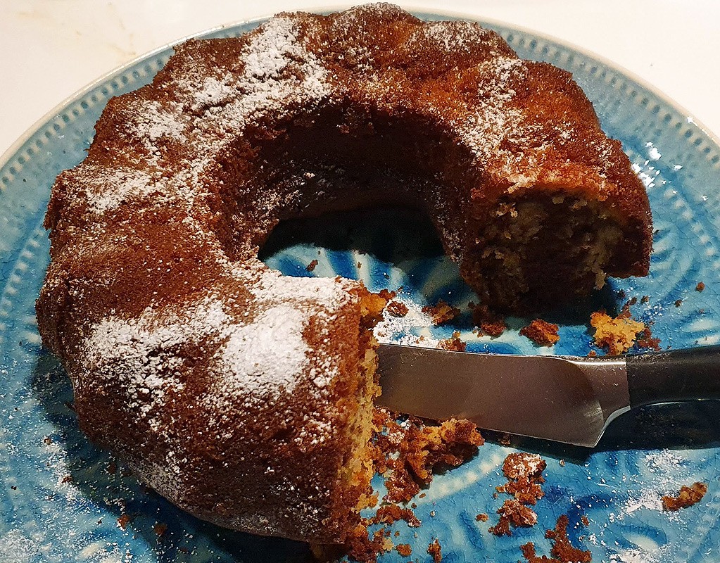 Dairy-free marble bundt cake