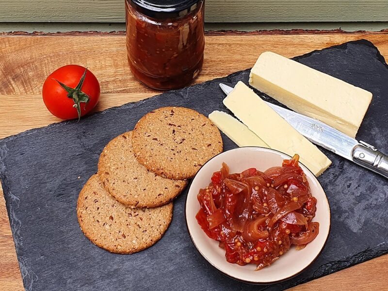 Spiced tomato chutney