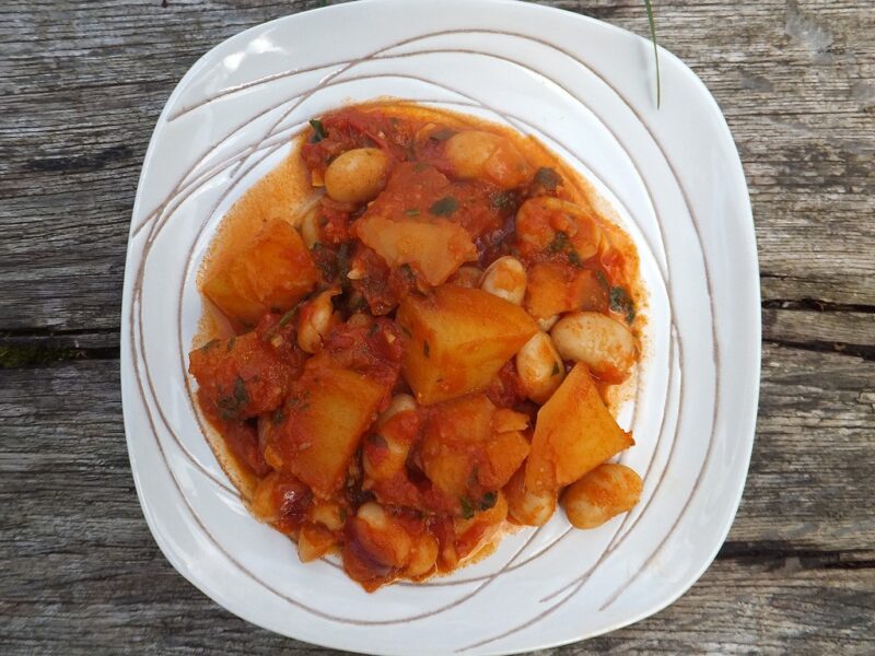 Hungarian bean and potato stew