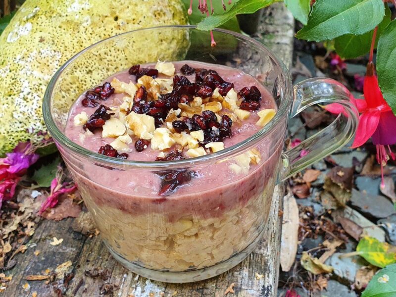 Pomegranate porridge pot