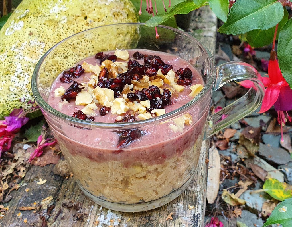 Pomegranate porridge pot