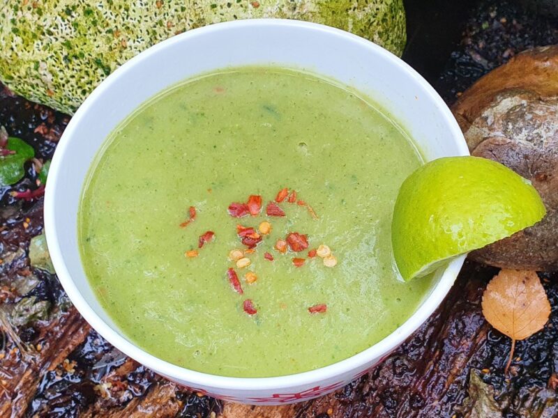 Broccoli and coconut soup