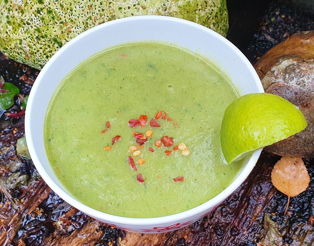 Broccoli and coconut soup