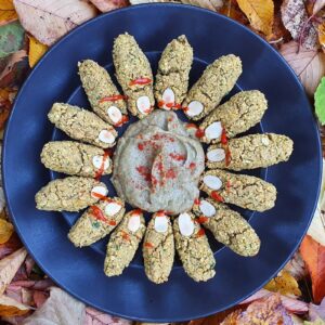 Halloween falafel fingers