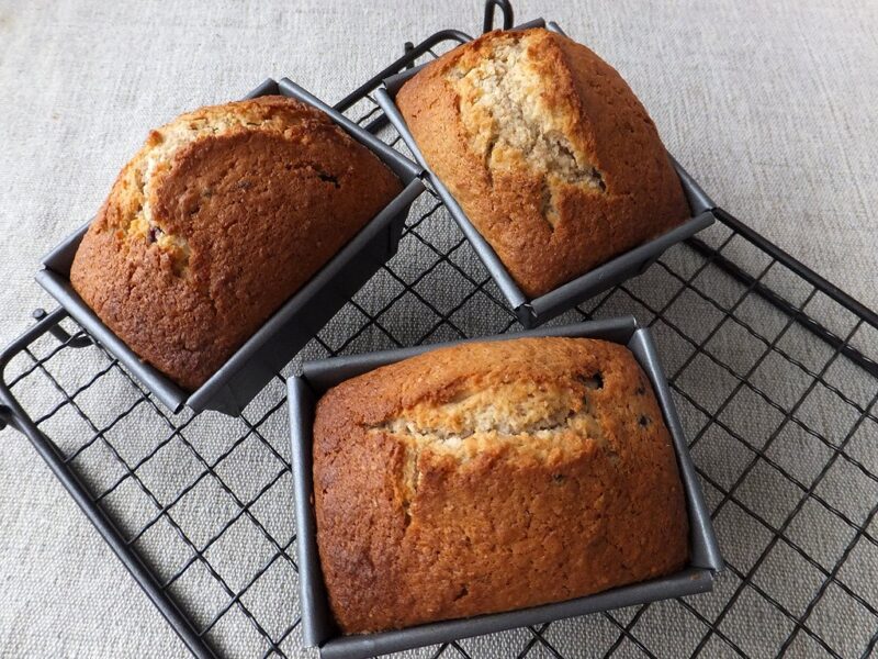 Blueberry and lemon mini loafs