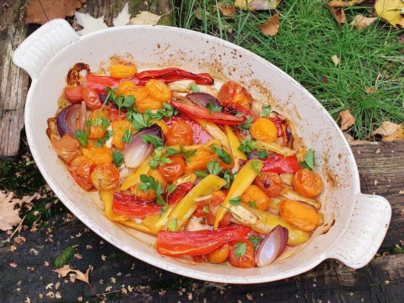 Roasted peperonata