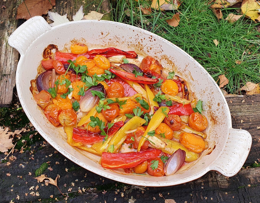 Roasted peperonata