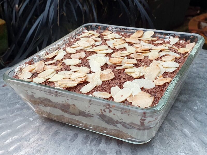 Almond tiramisu