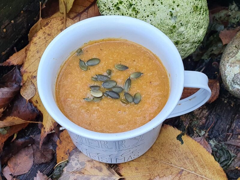 Roasted vegetable soup