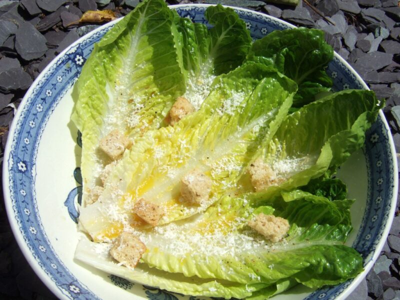 Authentic Caesar salad