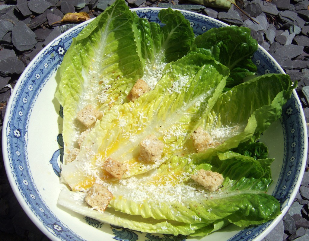 Authentic Caesar salad