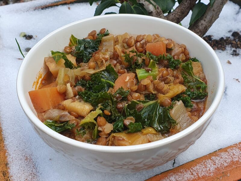 Italian lentil and parsnip stew