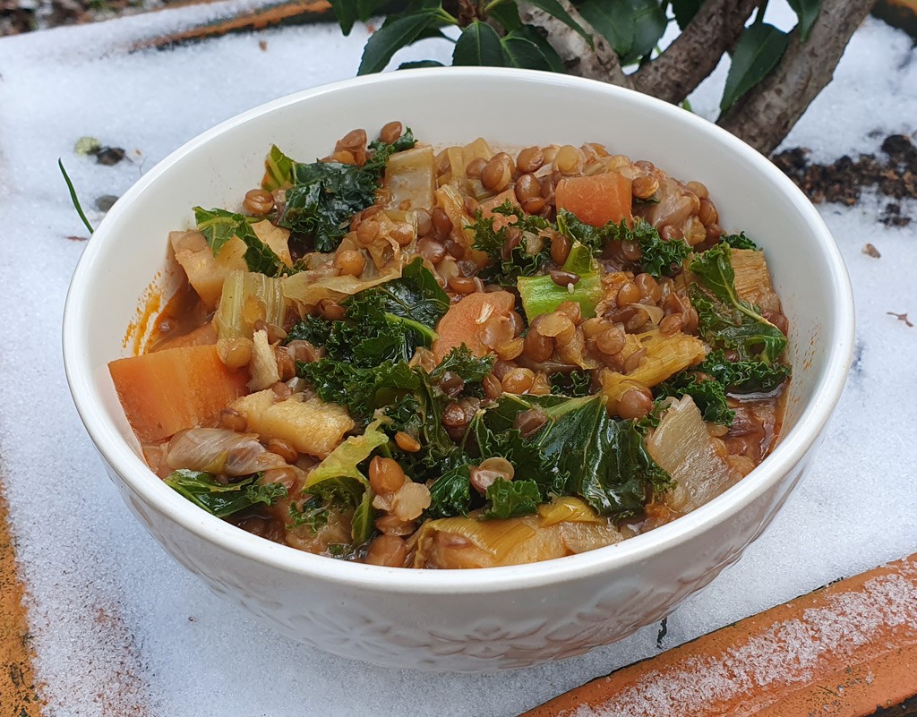 Italian lentil and parsnip stew